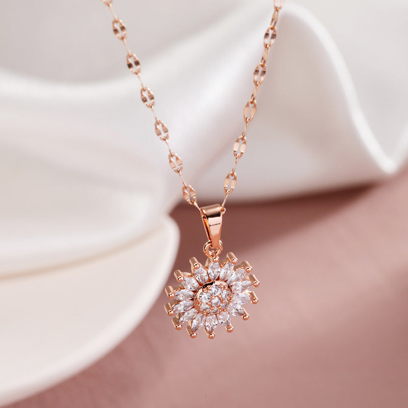 Zircon Pendant Chain