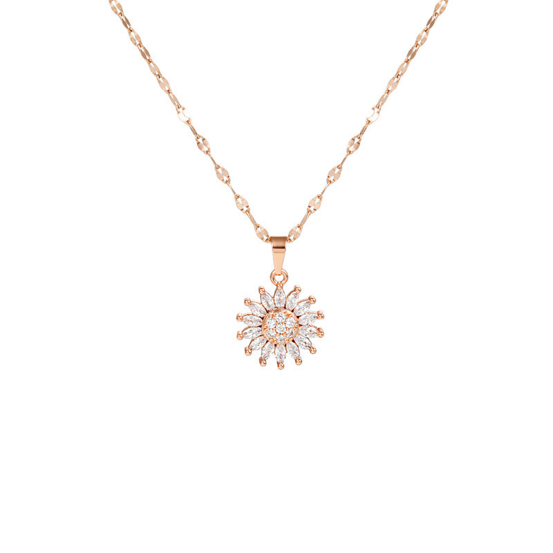 Zircon Pendant Chain