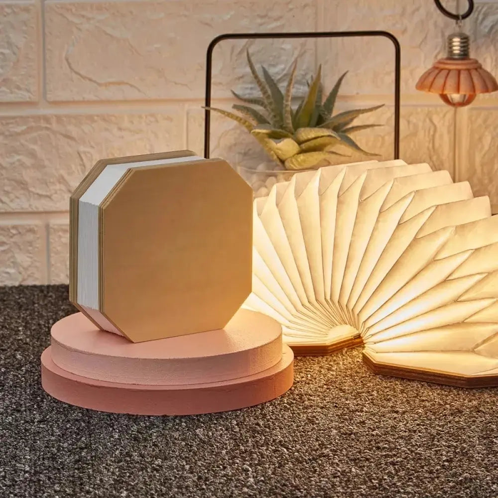 Folding LED Accordion Lamp