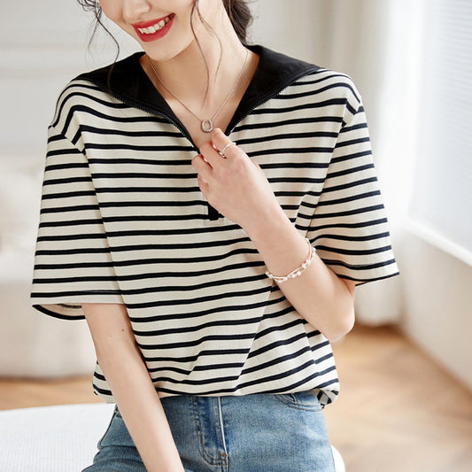 Slimming High-grade Half-sleeve Top