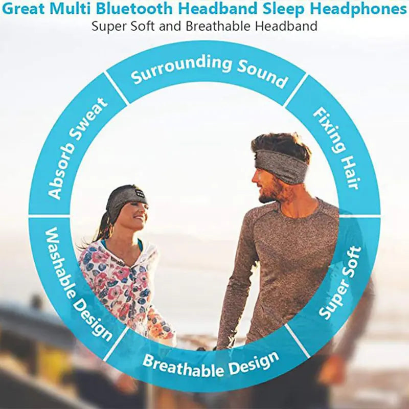 Wireless Bluetooth Earphone Sleeping Band